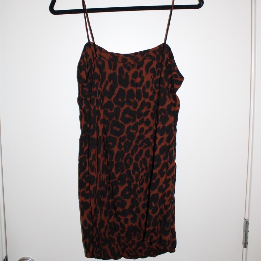Leopard mini dress